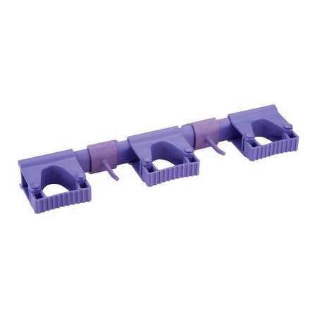 Remco Vikan Hygienic Hi-Flex Wall Bracket System, Purple, Polypropylene/TPE Rubber/Polyamide 10118